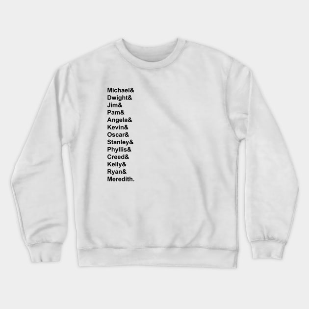 The Office OG Cast Crewneck Sweatshirt by salsaverde